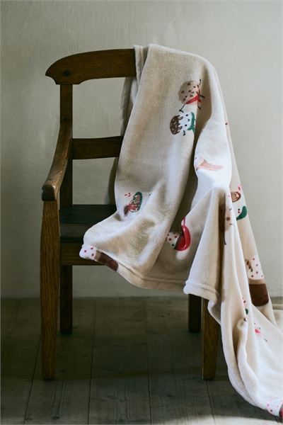 Одеяло из узорчатого флиса 0995539064