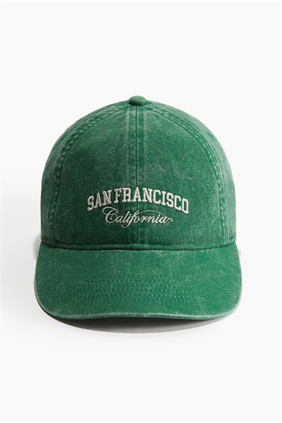 Кепка из твила с вышивкой 1232067040