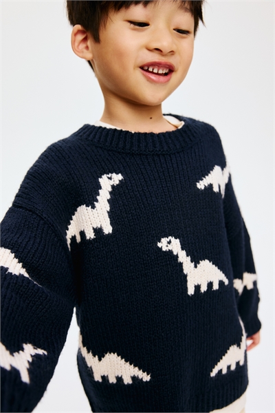 Джемпер из жаккардовой вязки 1259679004