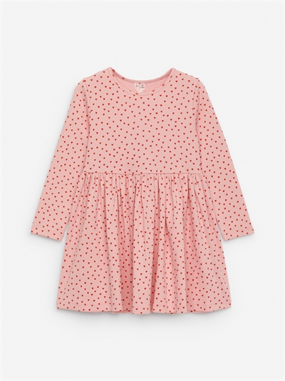 Хлопковое платье в рубчик 1268546005