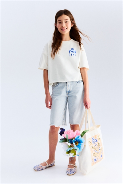 Топ с принтом в стиле оверсайз 1278491002