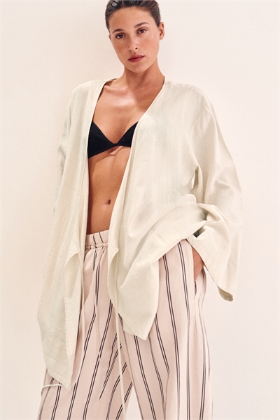 Халат из льняной смеси 1281696001