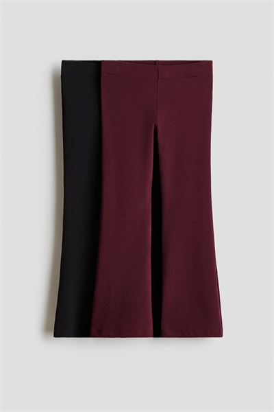 Леггинсы из расклешенного трикотажа 2 шт. 1291272003