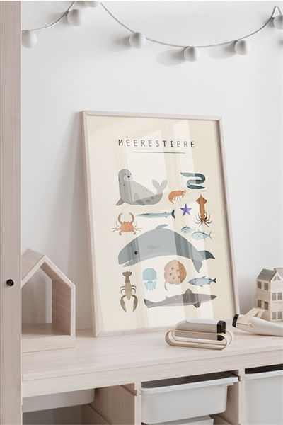 Плакат Citat - Морские животные 1291496001