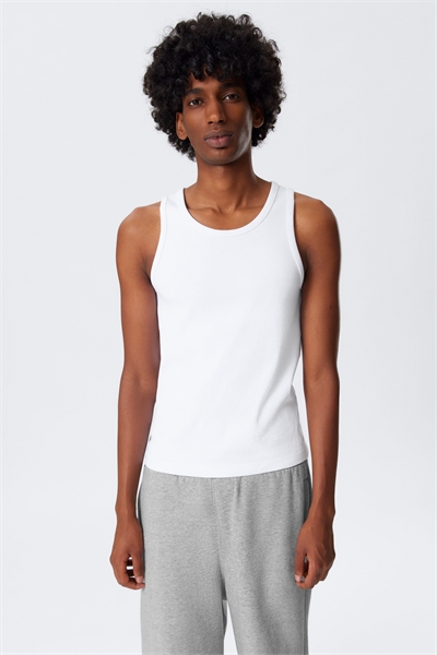 Ребристая майка Regular Fit 1291630002