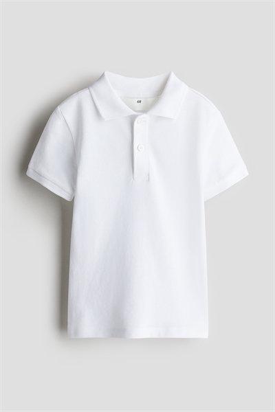 Школьная хлопковая рубашка-поло 1293633001