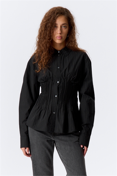 Рубашка из хлопкового поплина с заниженной талией 1296922003
