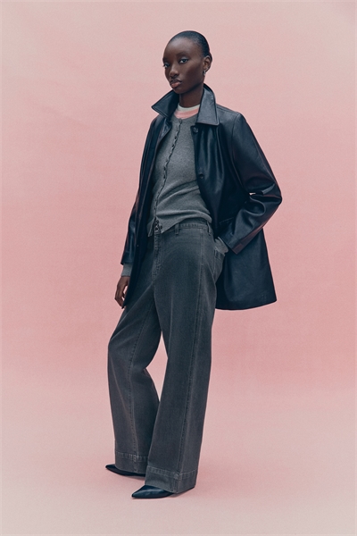 Широкие высокие джинсы 1297530007