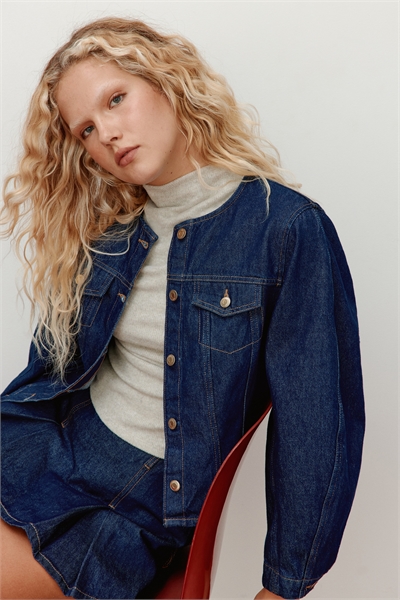 Рубашка из саржи с талией 1298826003