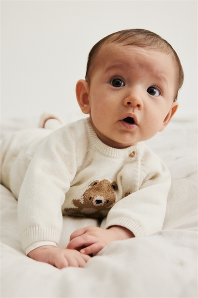 Комплект из 2 частей из хлопкового трикотажа 1299674006