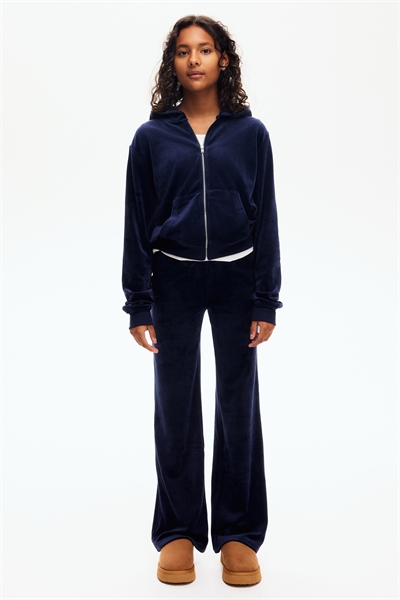 Расклешенные велюровые джоггеры 1301305004