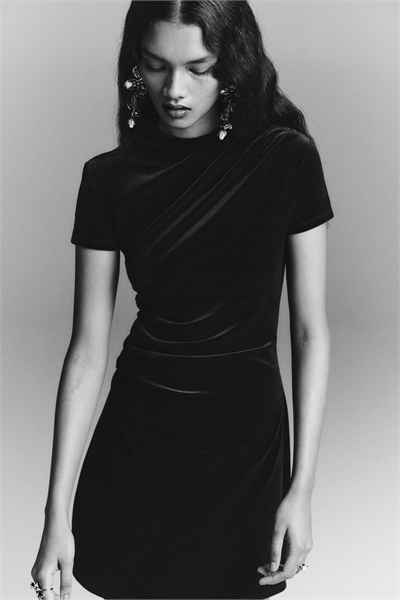 Драпированное платье 1304407003