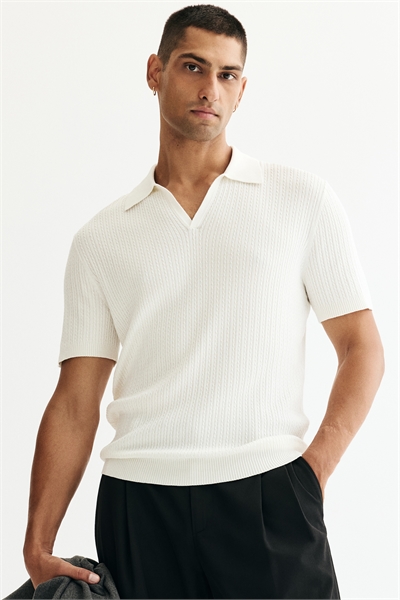 Рубашка-поло Regular Fit Cable-knit 1304738001