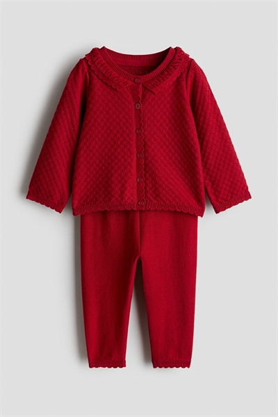 Комплект из 2 частей из хлопкового трикотажа 1305405004