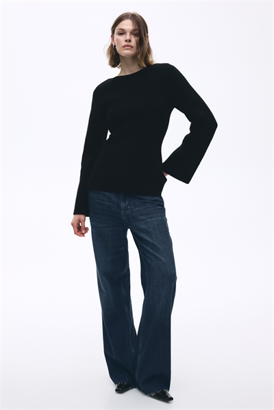 Широкие высокие джинсы 1307235002