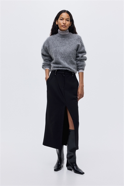 Юбка-карандаш с отделкой заклепками 1308652002