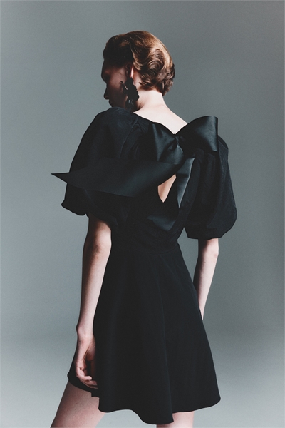 Платье с рукавами-баллонами 1310321003