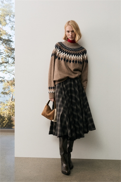 Джемпер из жаккардовой вязки 1312675002