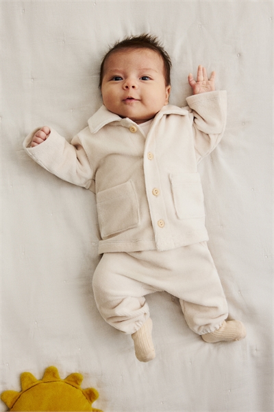 Комплект из 2 частей из ребристого велюра 1313296001