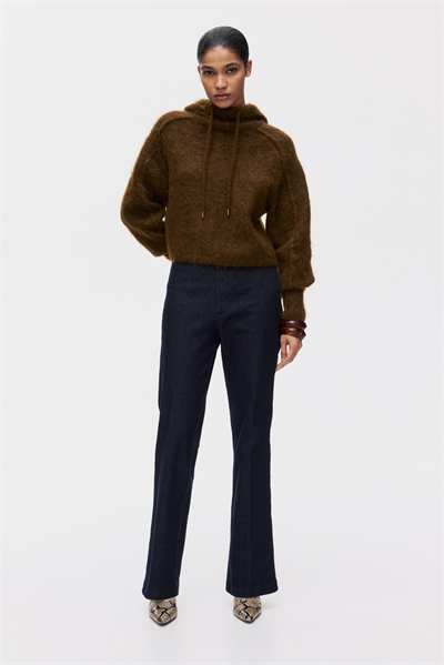 Расклешенные высокие джинсы 1313469001