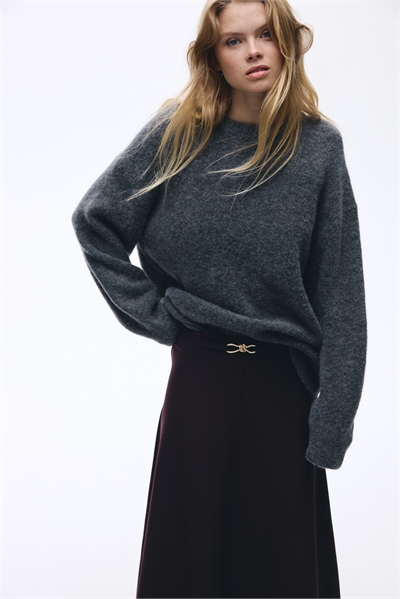 Юбка-миди с декором в виде пояса 1313526001