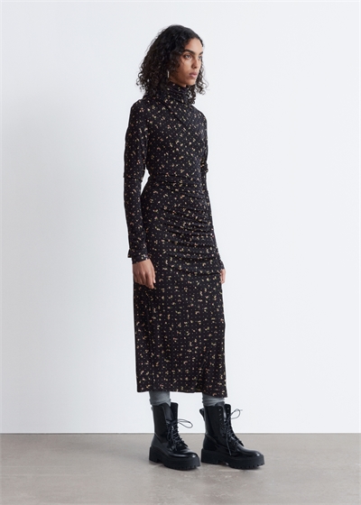 Платье миди с вырезом горловины 1323770001