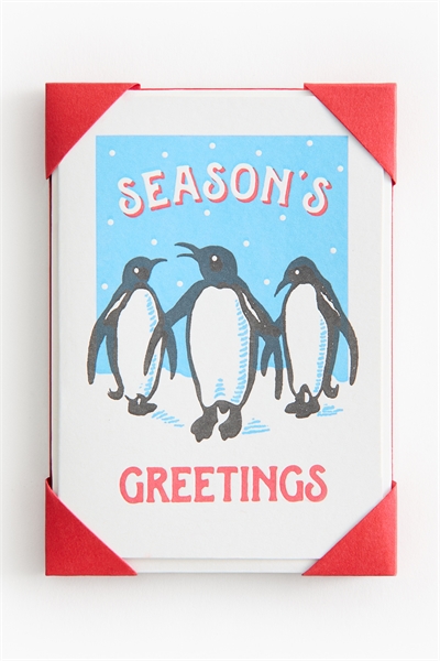 Набор рождественских открыток "Пингвины 1329390001