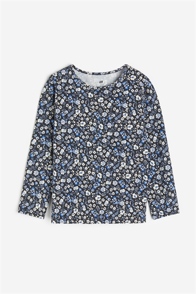 Топ из принтованного джерси 0922700106