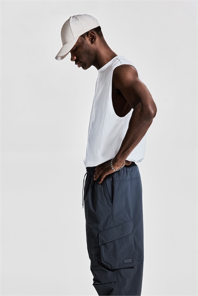 Свободные брюки-карго из парашюта 1211408004