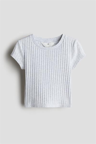 Топ из ребристого хлопка 1276965003