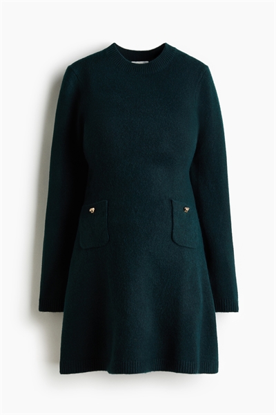 Трикотажное платье с расклешенной юбкой MAMA 1292522002