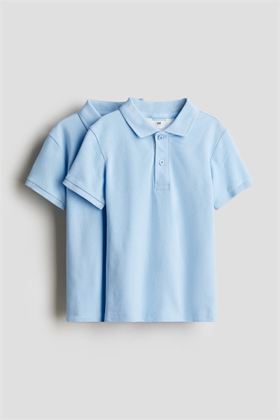 Школьные хлопковые рубашки-поло 2 шт. 1293624002