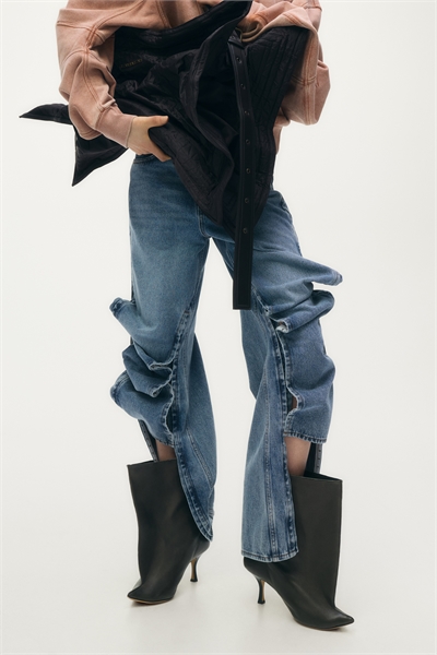 Кожаные ботильоны на каблуке 1299360001