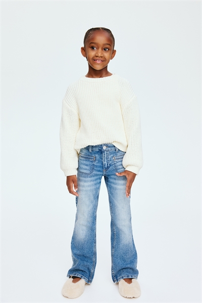 Расклешенные джинсы с подкладкой из джерси 1304949001