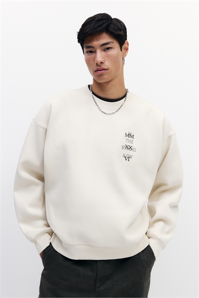 Толстовка с принтом Oversized Fit 1305213002