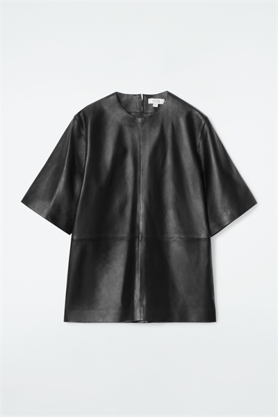 Кожаная футболка 1243102001