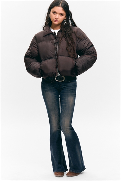 Пуховик с воротником 1292085002