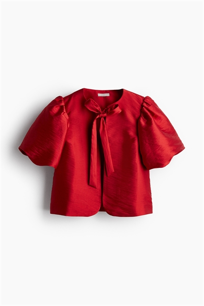 Блузка с воздушными рукавами 1243075004