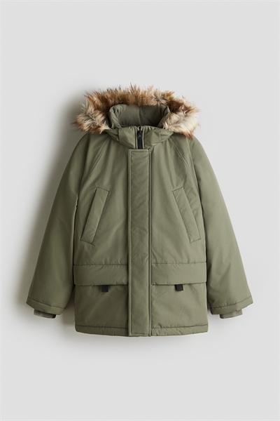 Водоотталкивающая парка с мягкой подкладкой 1236681004