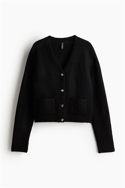 Короткий кардиган тонкой вязки 1232361003