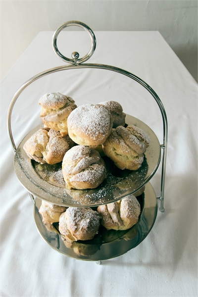 Двухъярусная подставка для торта из нержавеющей стали 1297092001