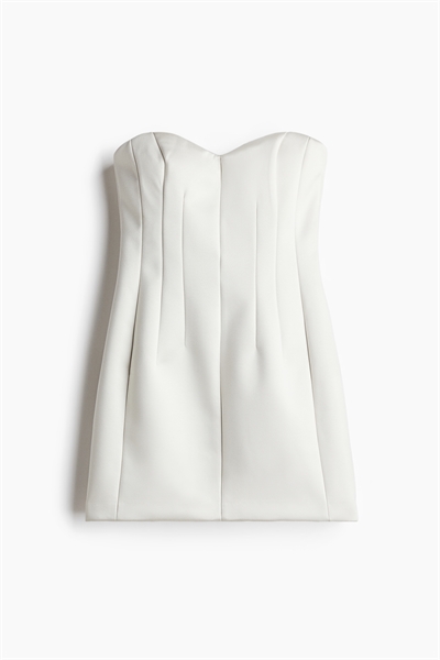 Платье-бандо мини 1260422001