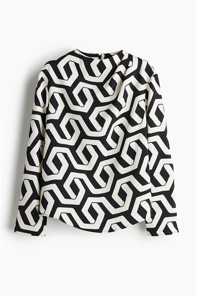 Блузка из саржи 1213147003