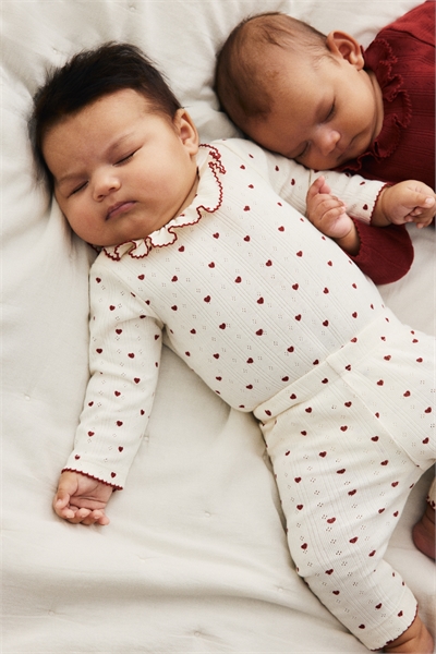 Комплект из 2 частей из хлопкового джерси 1239679009