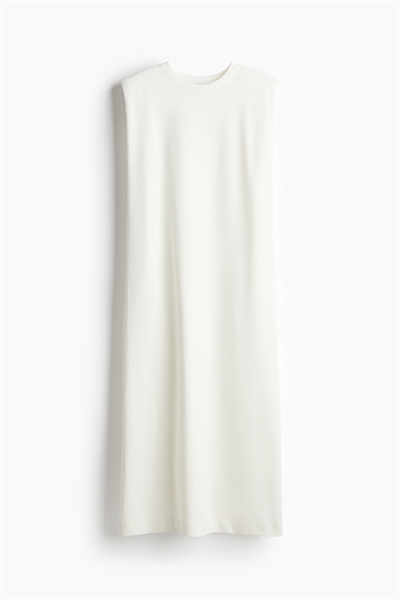 Платье без рукавов с подплечниками 1243915001