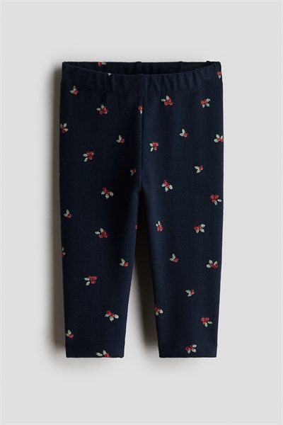 Принтованные леггинсы с начесом внутри 1292343007