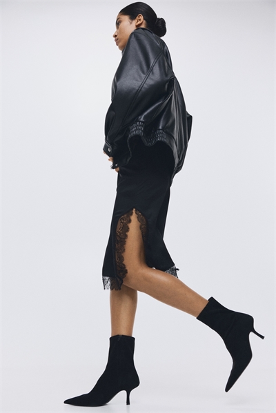 Кожаные сапоги-носки 1300576002