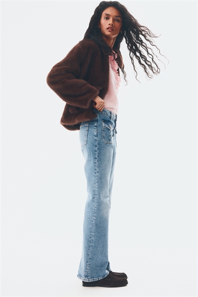 Расклешенные высокие джинсы 1302454001