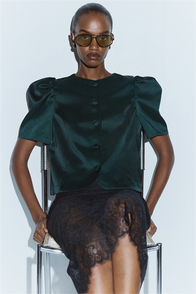 Блузка с пышными рукавами 1302511011