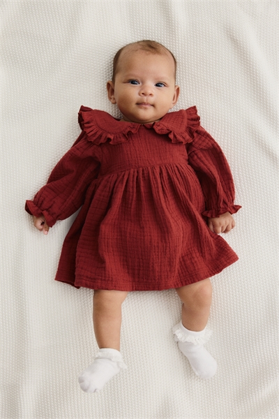 Платье-боди из хлопкового муслина 1302621001